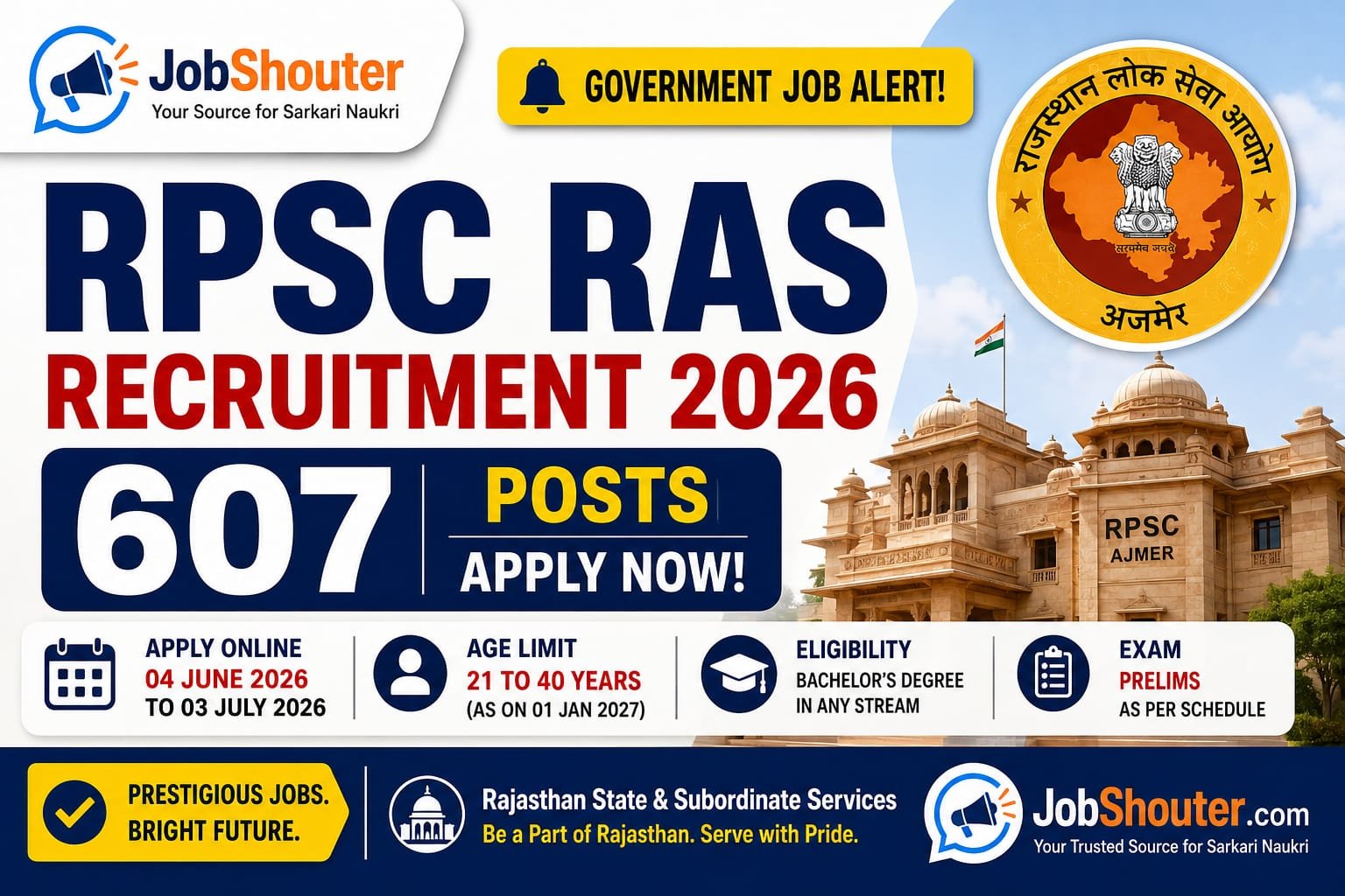 RPSC RAS Recruitment