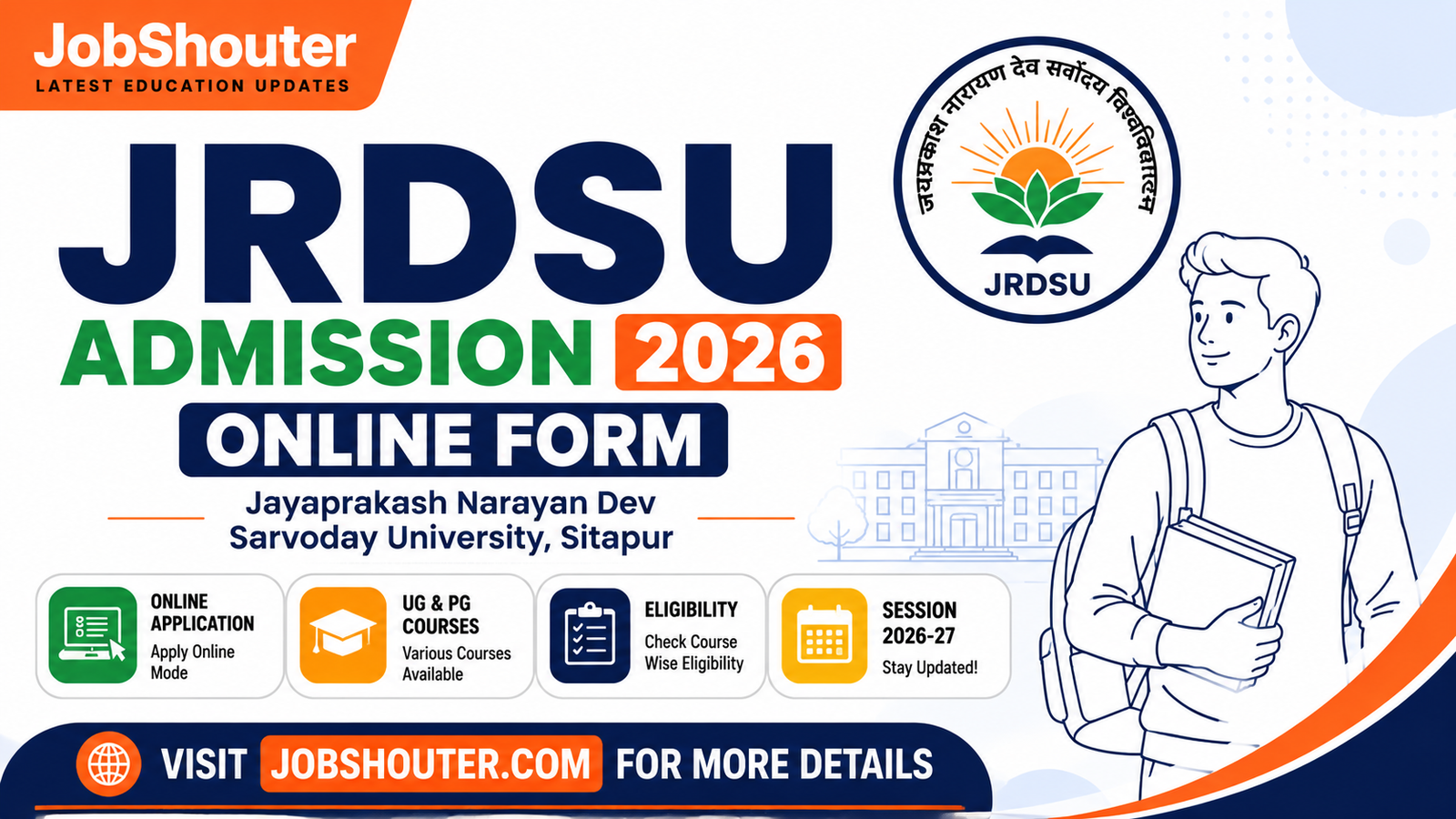JRDSU Admission 2026 Online Form