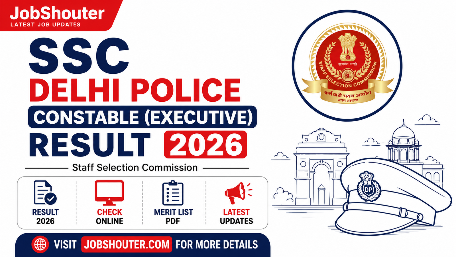 SSC delhi police result
