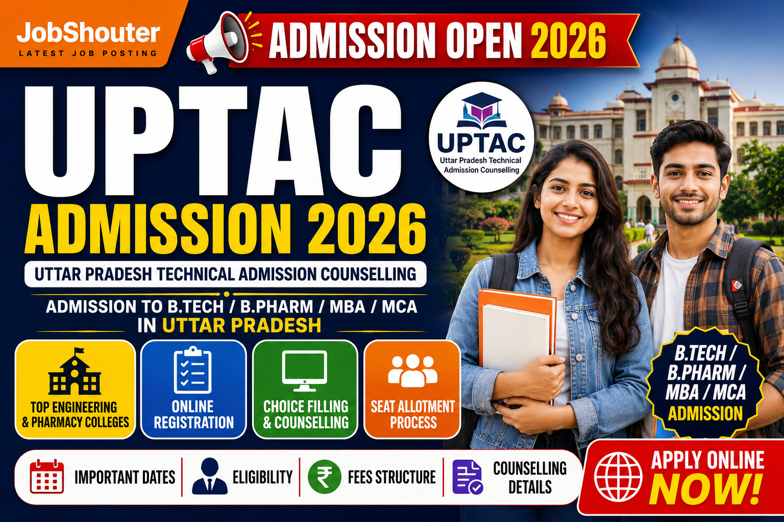 UPTAC Admission 2026