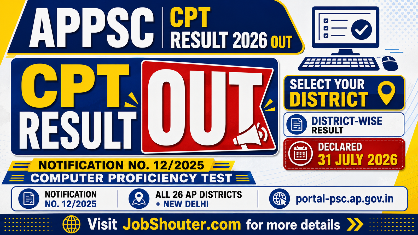 APPSC CPT Result 2026 Out