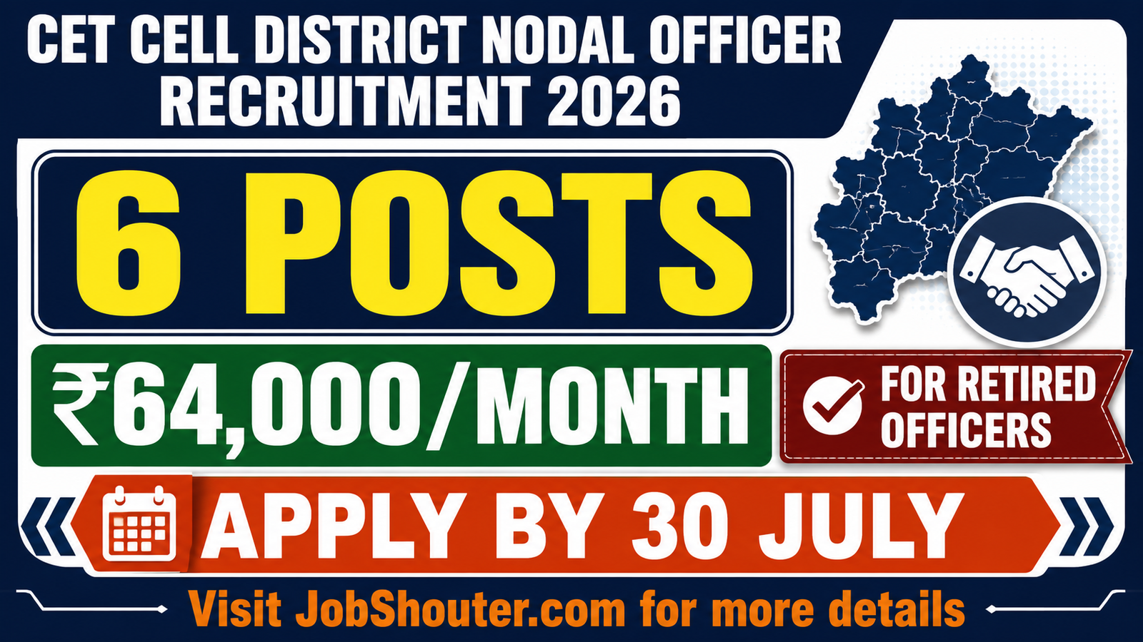 CET CELL DISTRICT NODAL OFFICER RECRUITMENT 2026