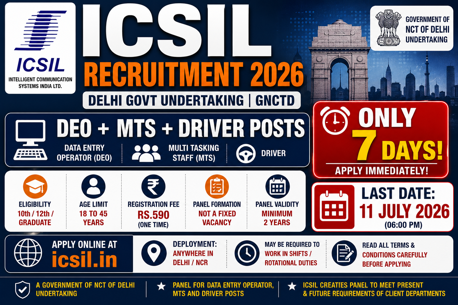ICSIL recruitment 2026