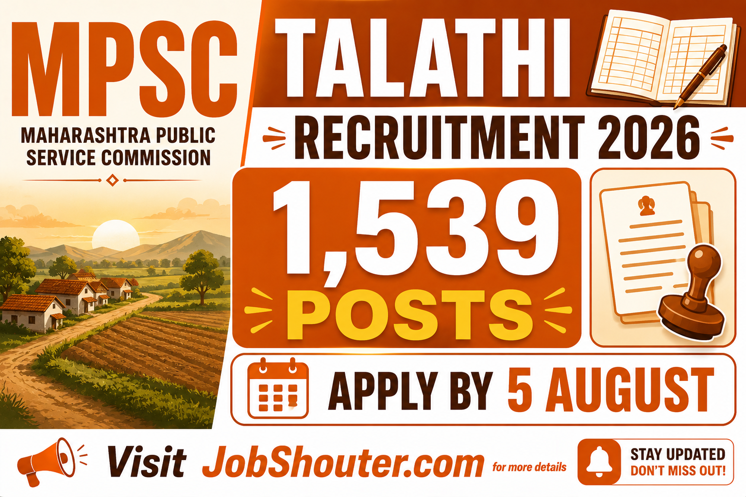 Maharashtra Talathi recruitment 2026