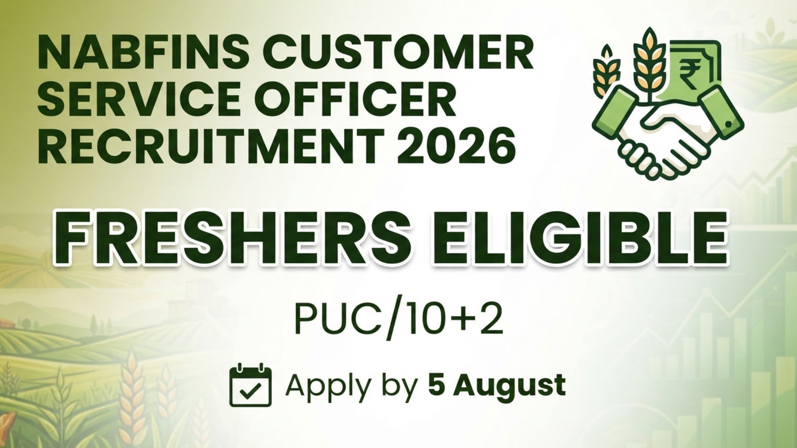 NABFINS CUSTOMER SERVICE OFFICER RECRUITMENT 2026
