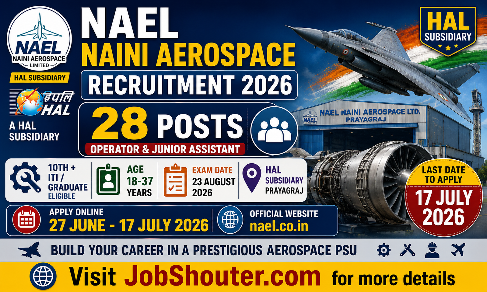 NAEL Naini Aerospace Recruitment 2026