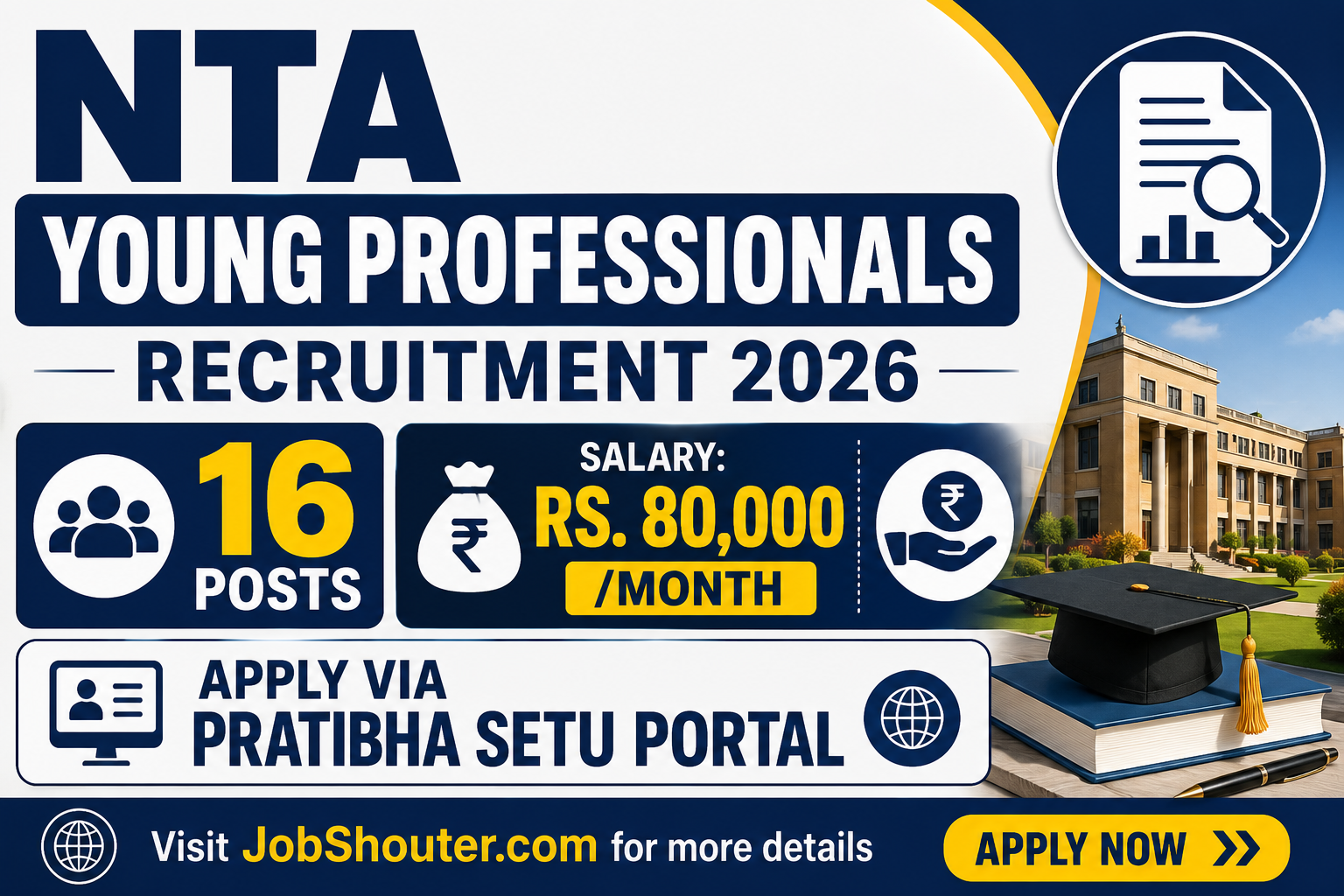 NTA YOUNG PROFESSIONALS RECRUITMENT 2026