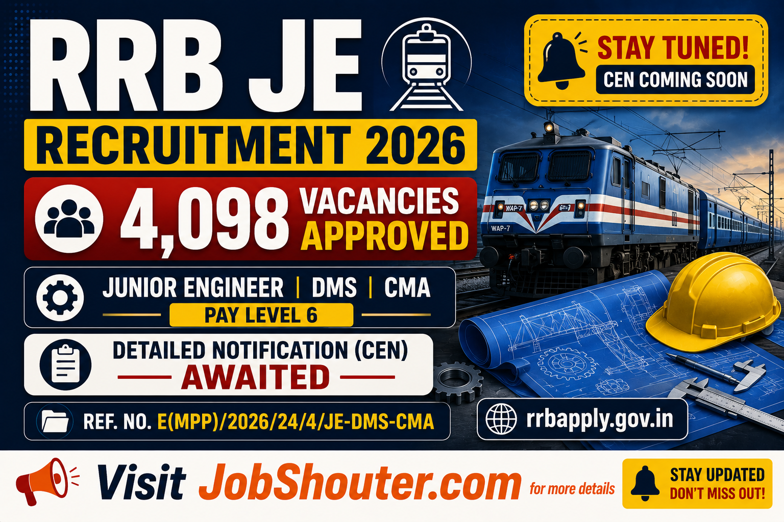 RRB JE RECRUITMENT 2026