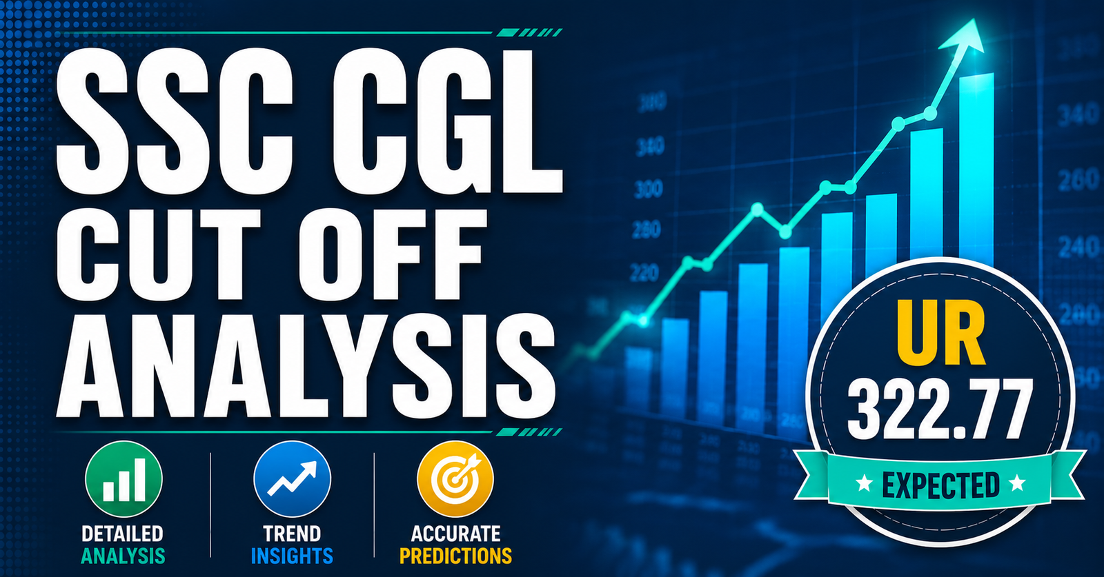 SSC CGL previous year cut off analysis Tier 1 and Tier 2 category-wise