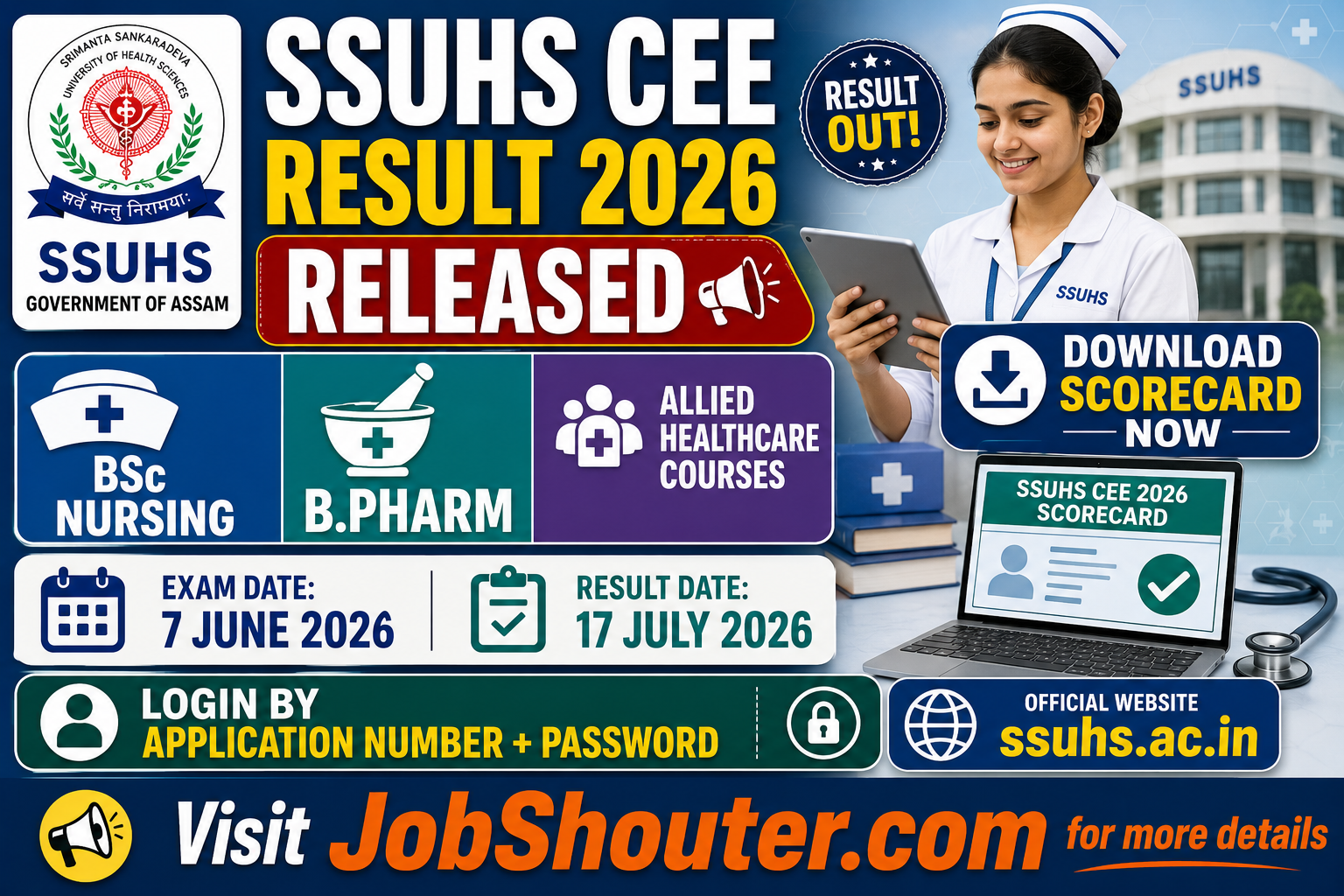 SSUHS CEE 2026 results announced