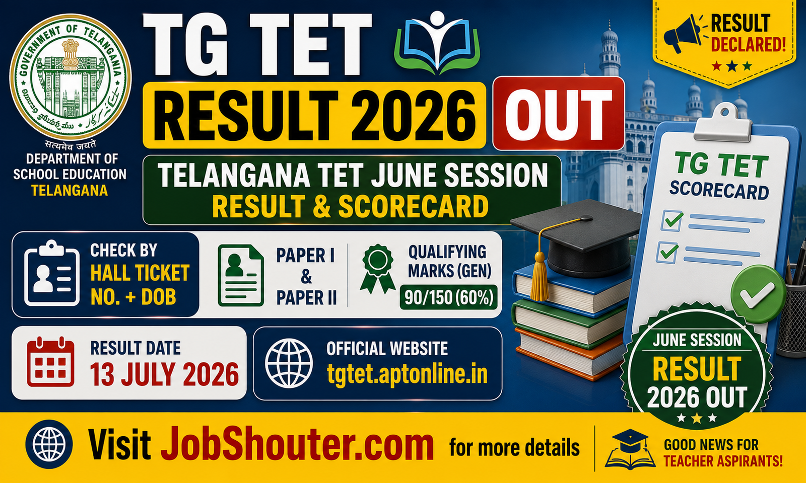 TG TET Result Out June Session 2026