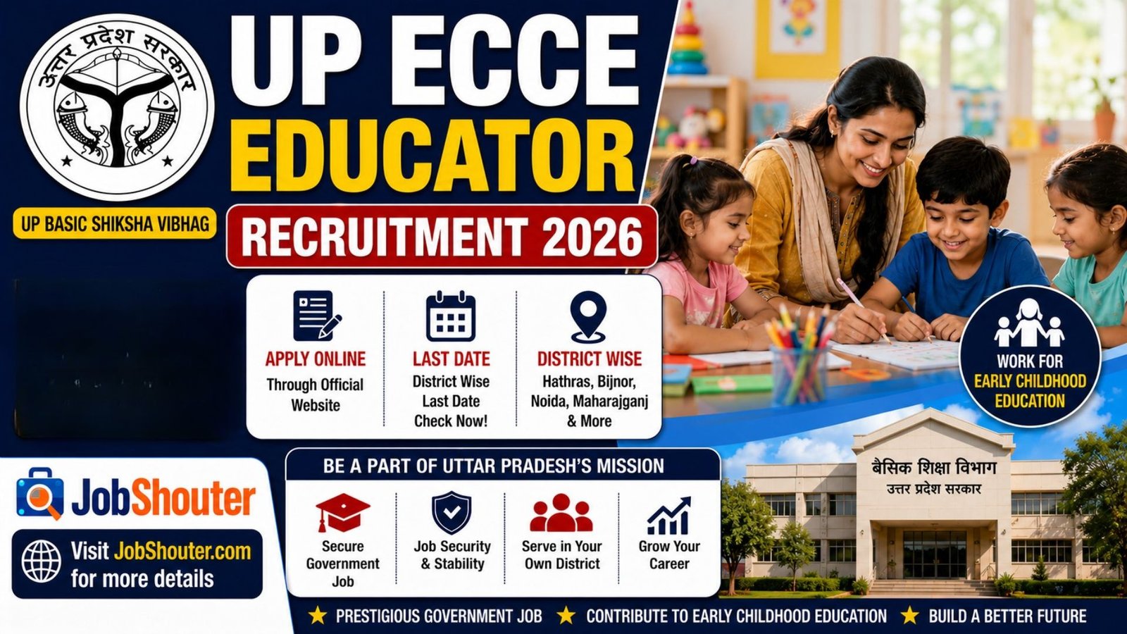 UP ECCE Educator Recruitment 2026