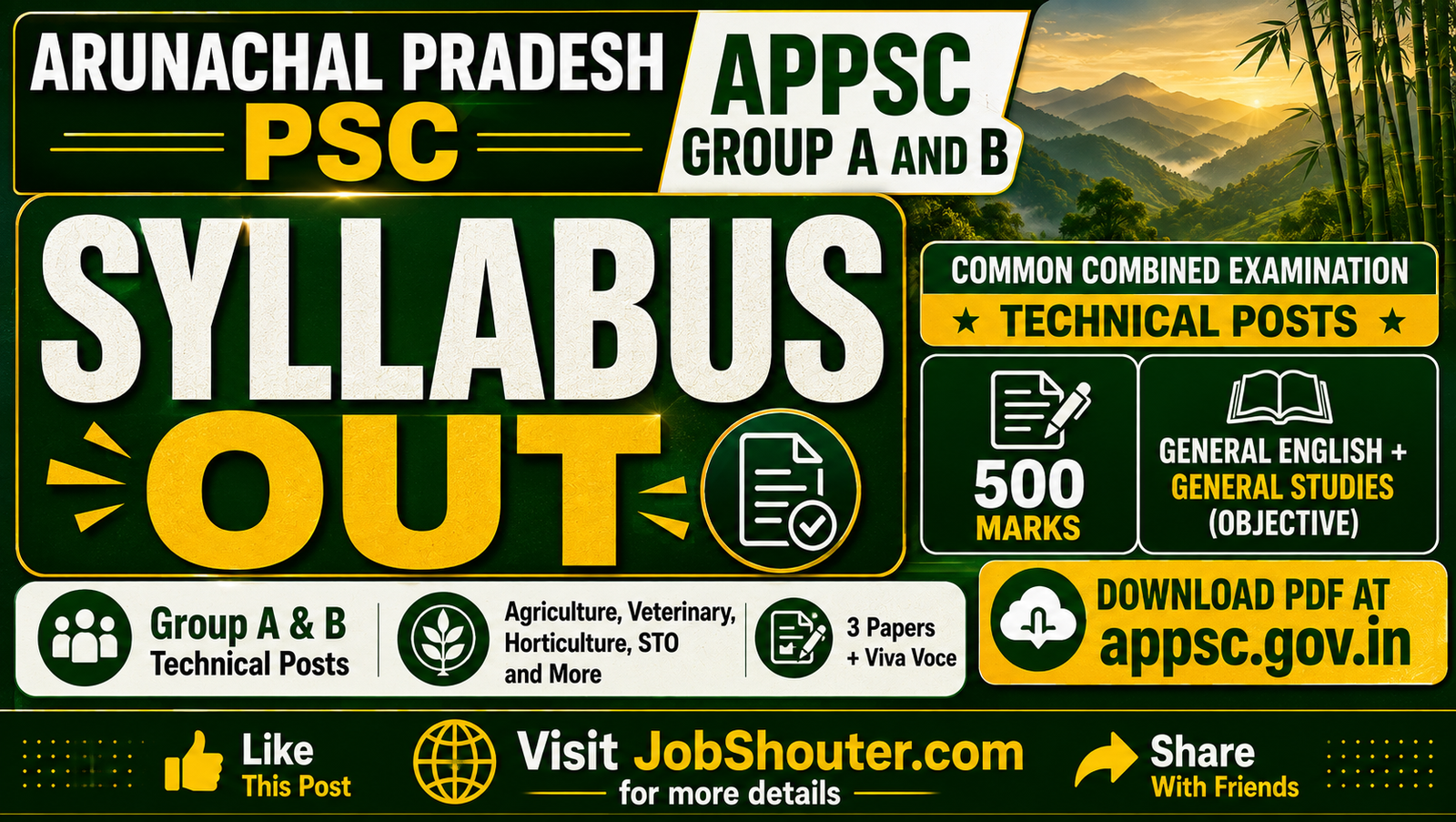 APPSC GROUP A AND B SYLLABUS 2026 OUT