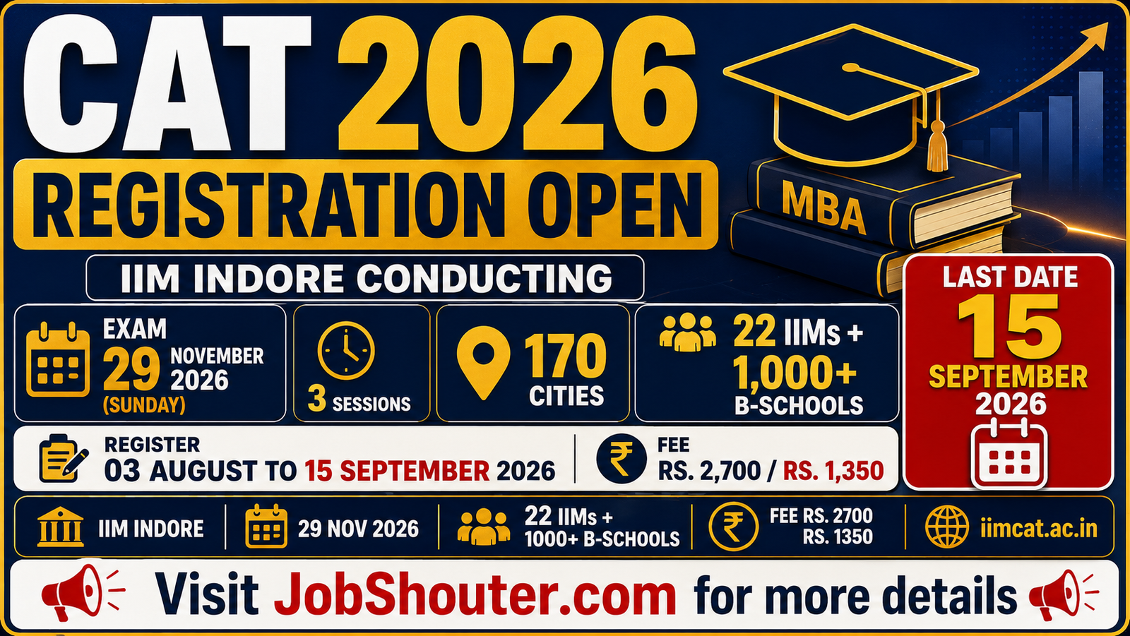 CAT 2026 Registration Open