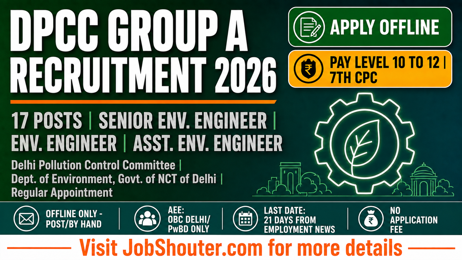 DPCC Group A Recruitment 2026