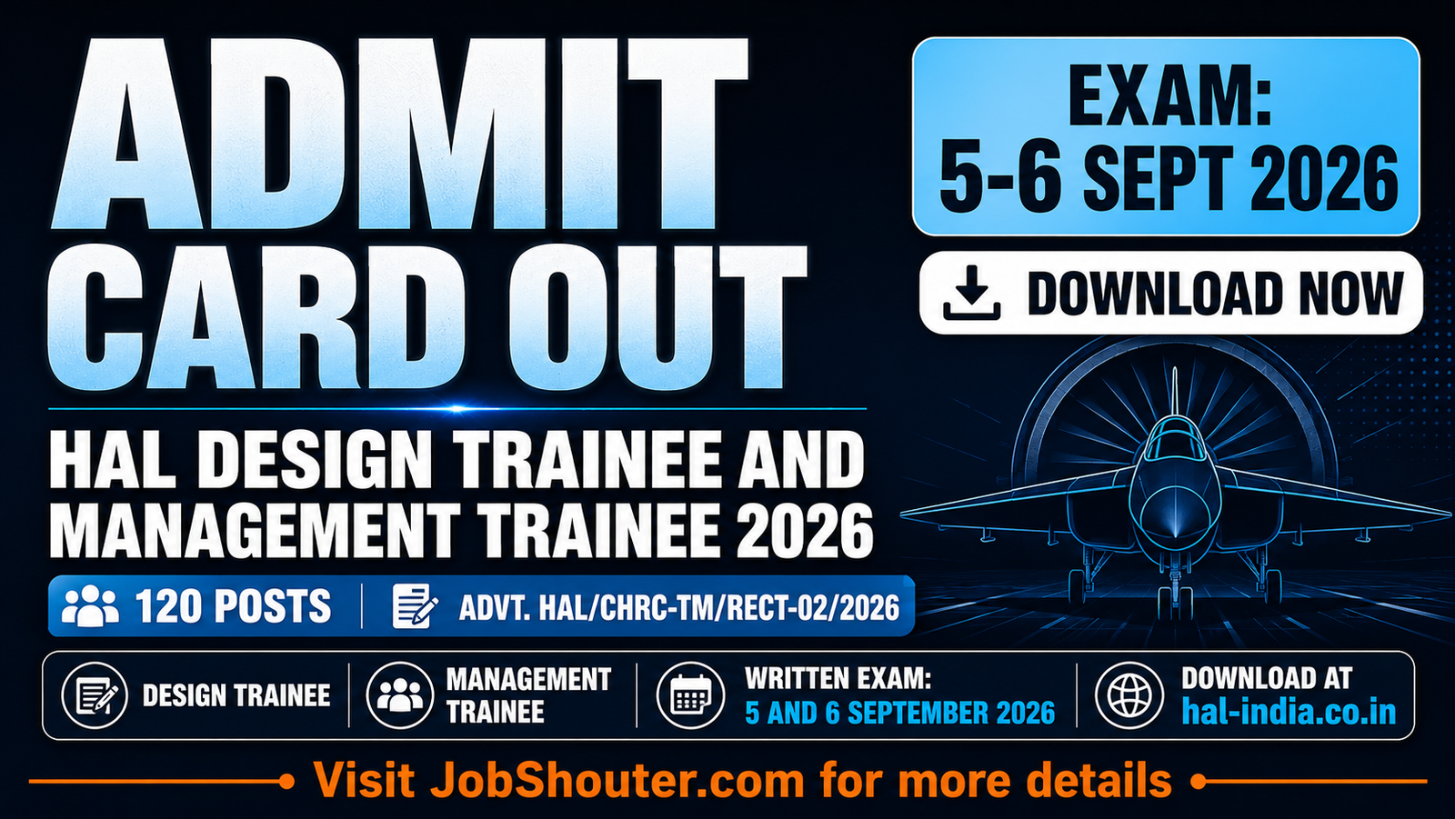 HAL DT AND MT ADMIT CARD 2026 OUT