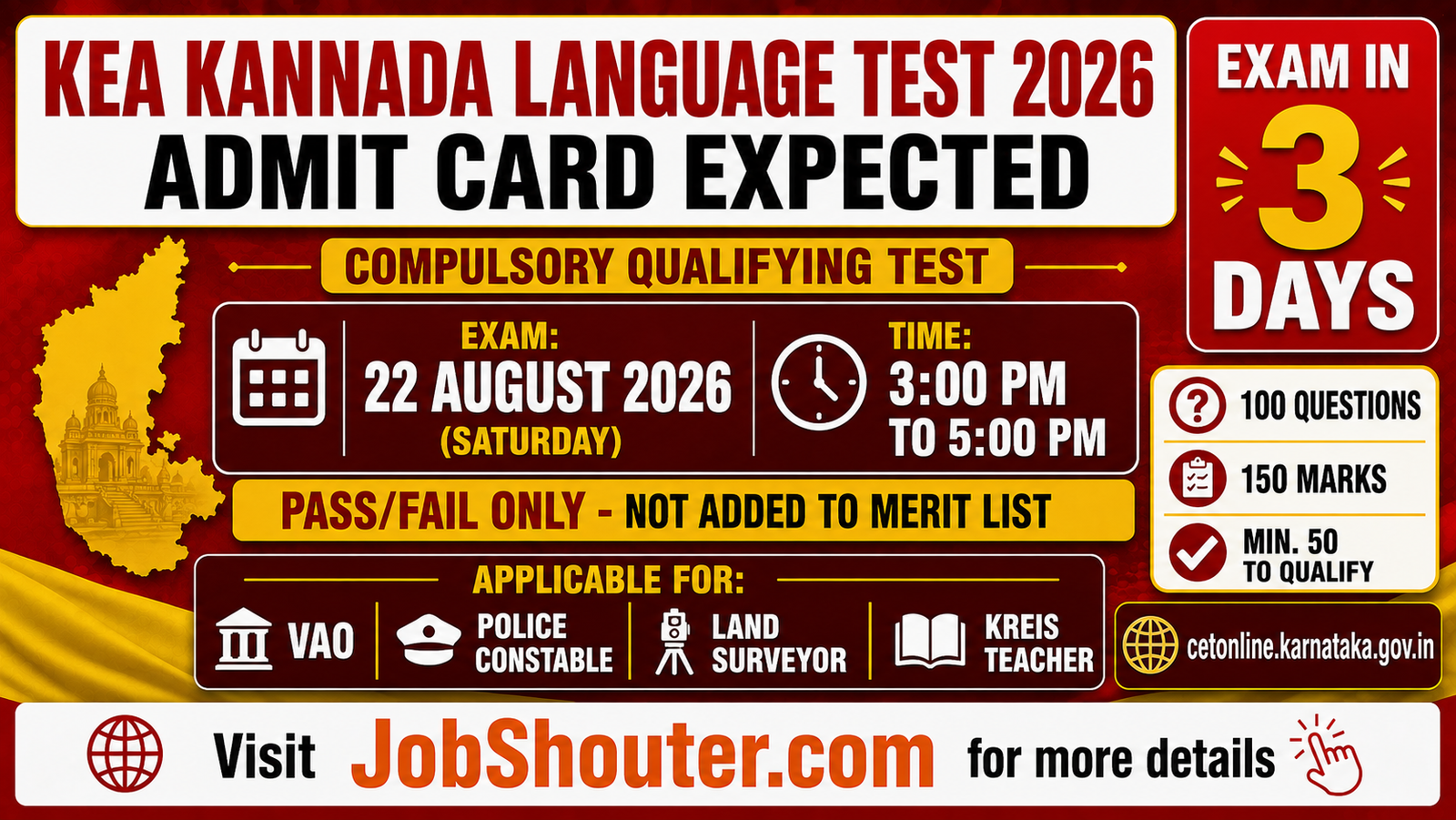 KEA VAO Kannada Language Test 2026