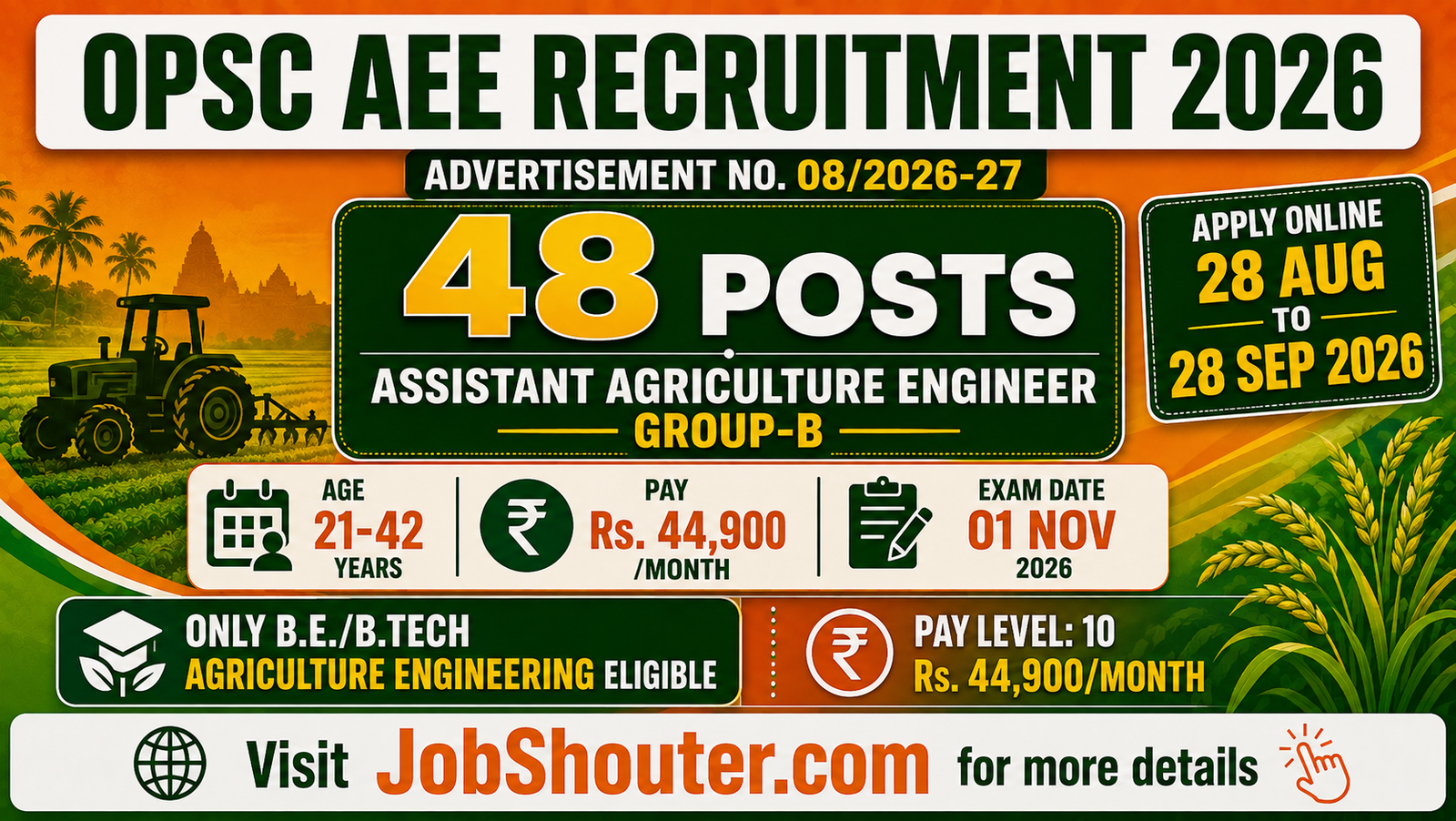 OPSC AEE Recruitment 2026