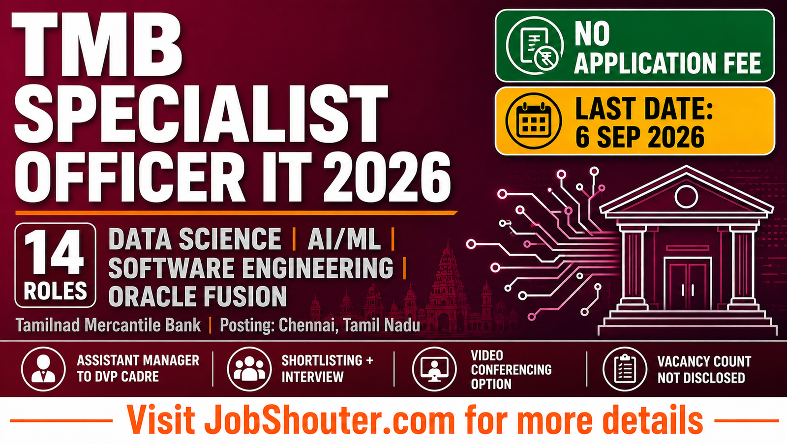 TMB Specialist Officer IT Recruitment 2026