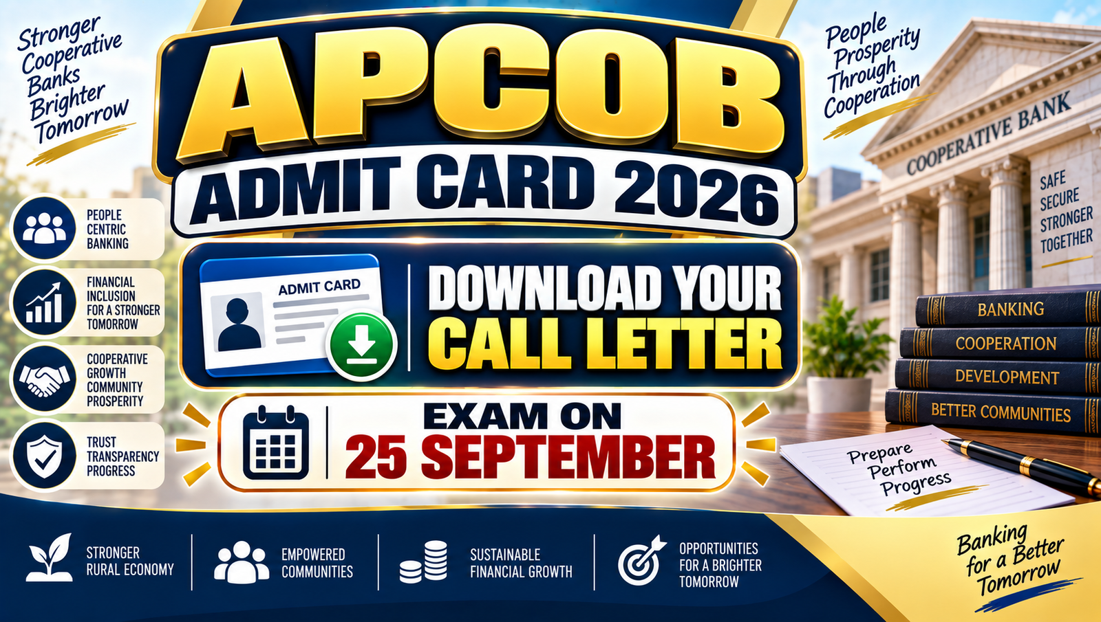 APCOB Admit Card 2026 - Download Call Letter Now