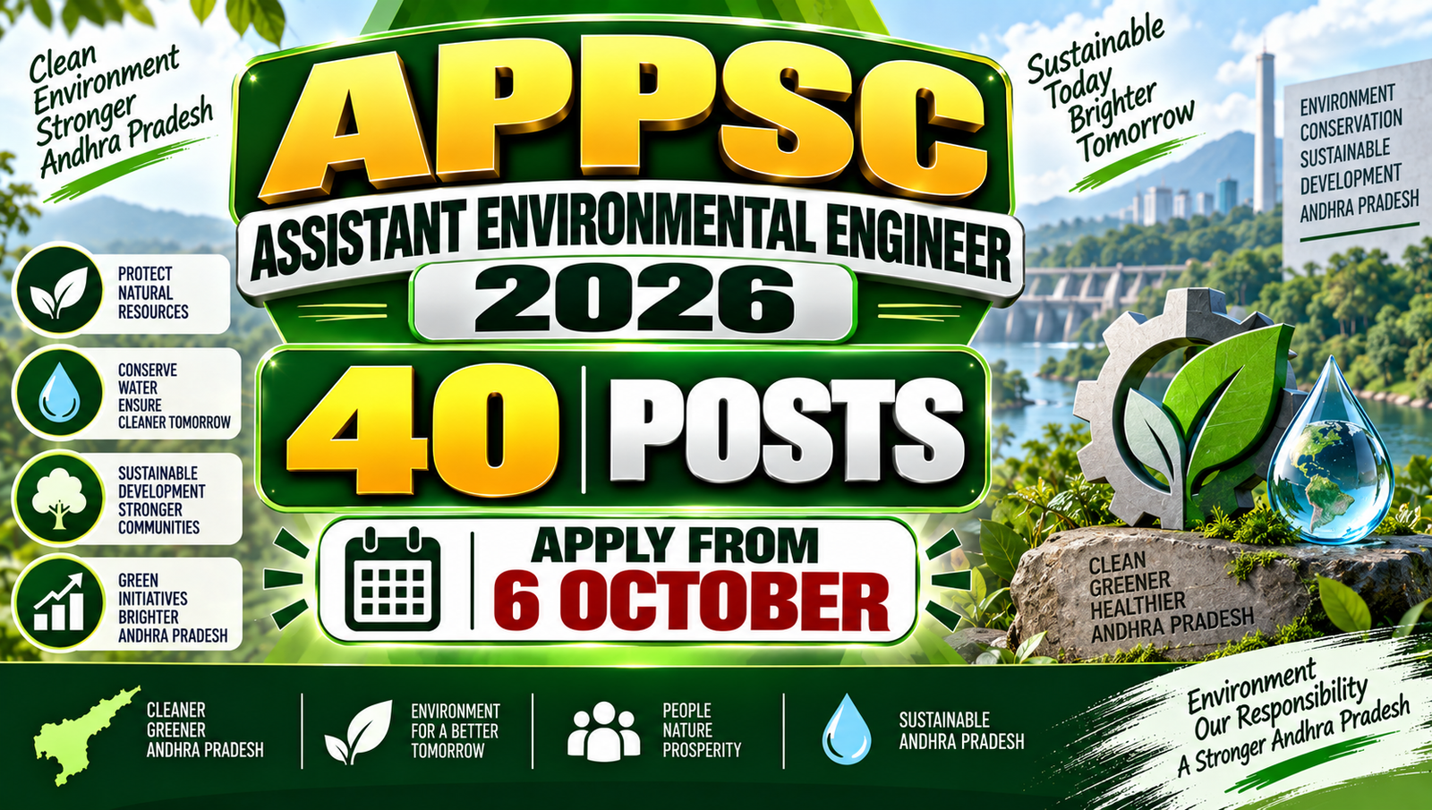 APPSC Assistant Environmental Engineer 2026 - 40 Posts