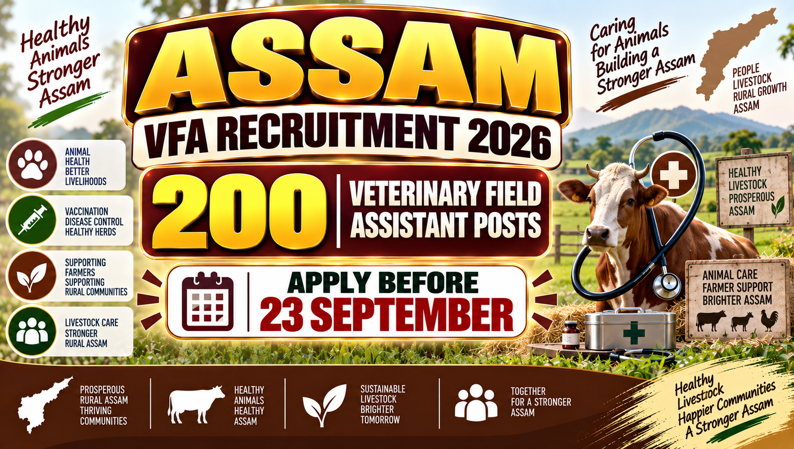 Assam VFA Recruitment 2026 - Apply for 200 Posts