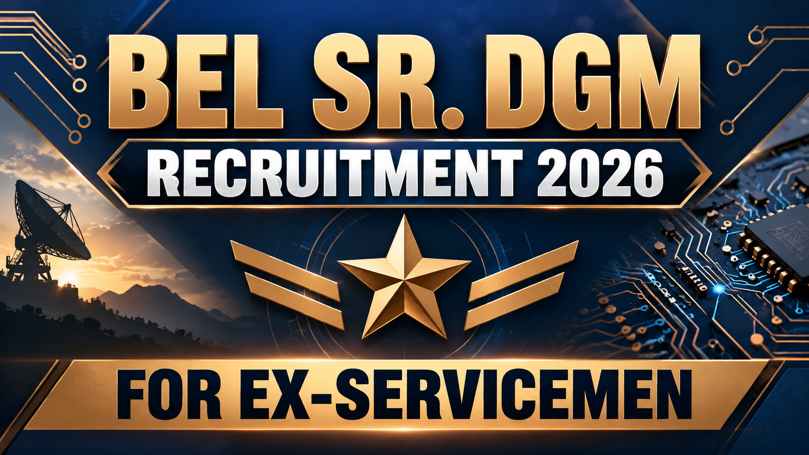 BEL Senior Deputy General Manager Recruitment 2026