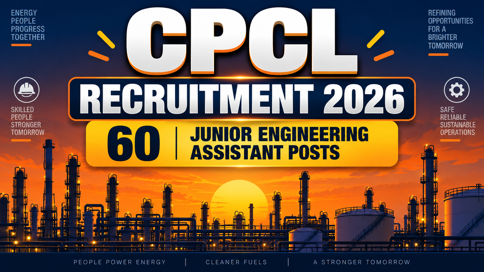 CPCL Junior Engineering Assistant Recruitment 2026 - 60 Posts