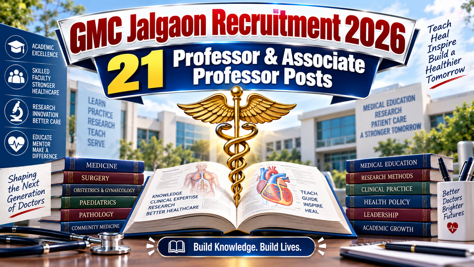 GMC Jalgaon Recruitment 2026 - 21 Professor & Associate Professor Posts