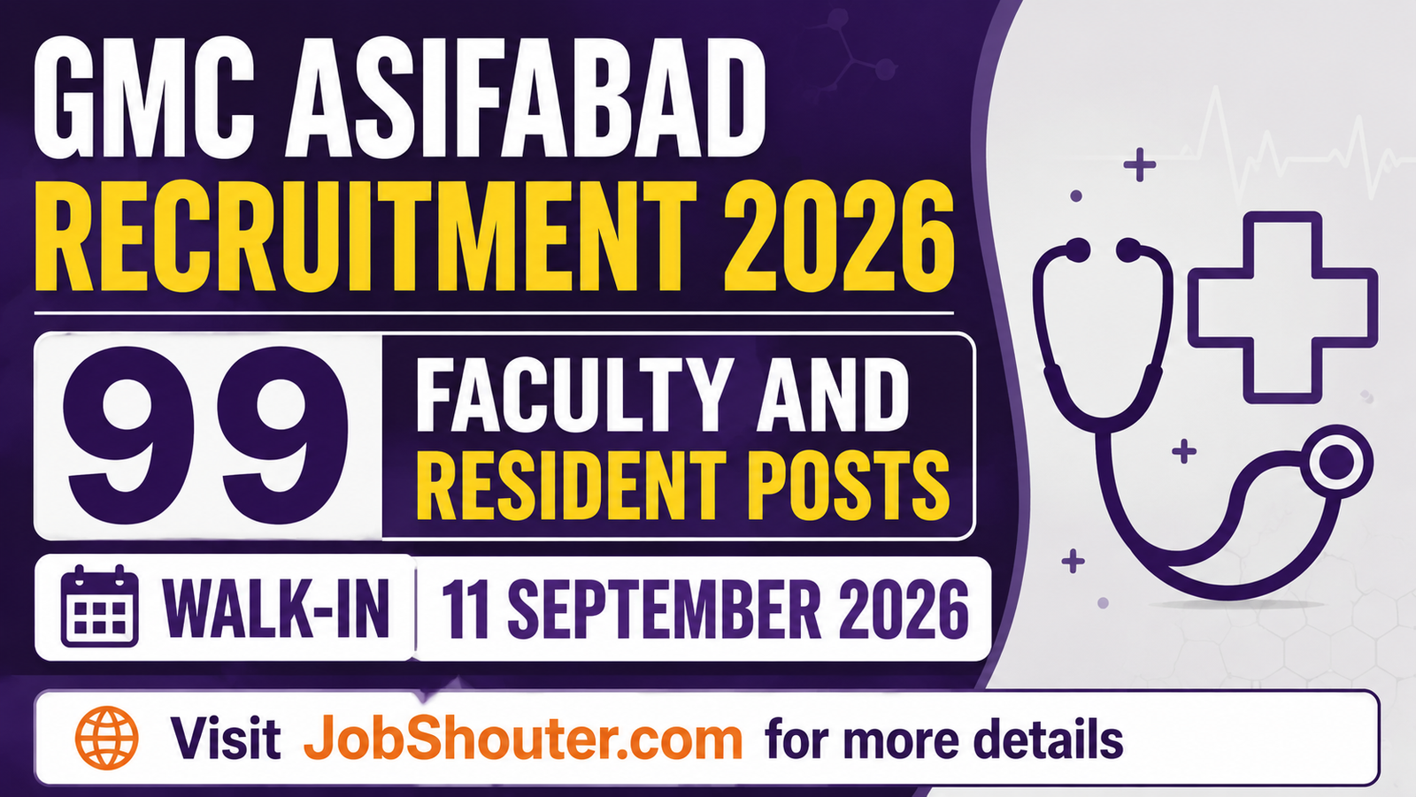 GMC Kumuram Bheem Asifabad Recruitment 2026 - Walk-in