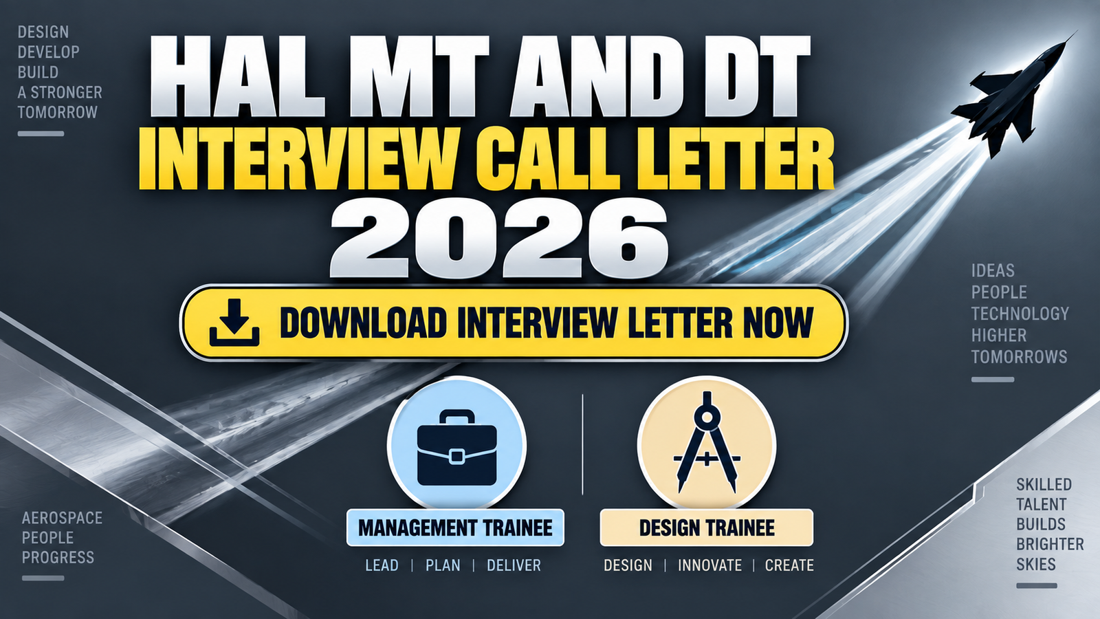 HAL MT and DT Interview Call Letter 2026 - Download Now