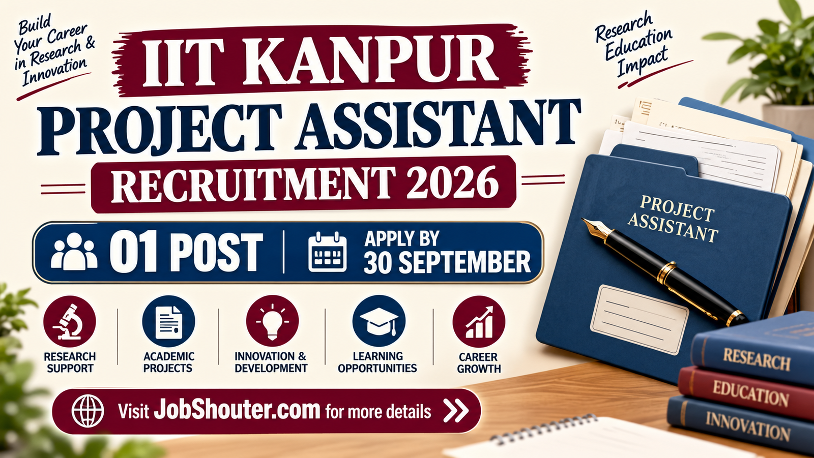 IIT Kanpur Project Assistant Recruitment 2026 - Apply Online