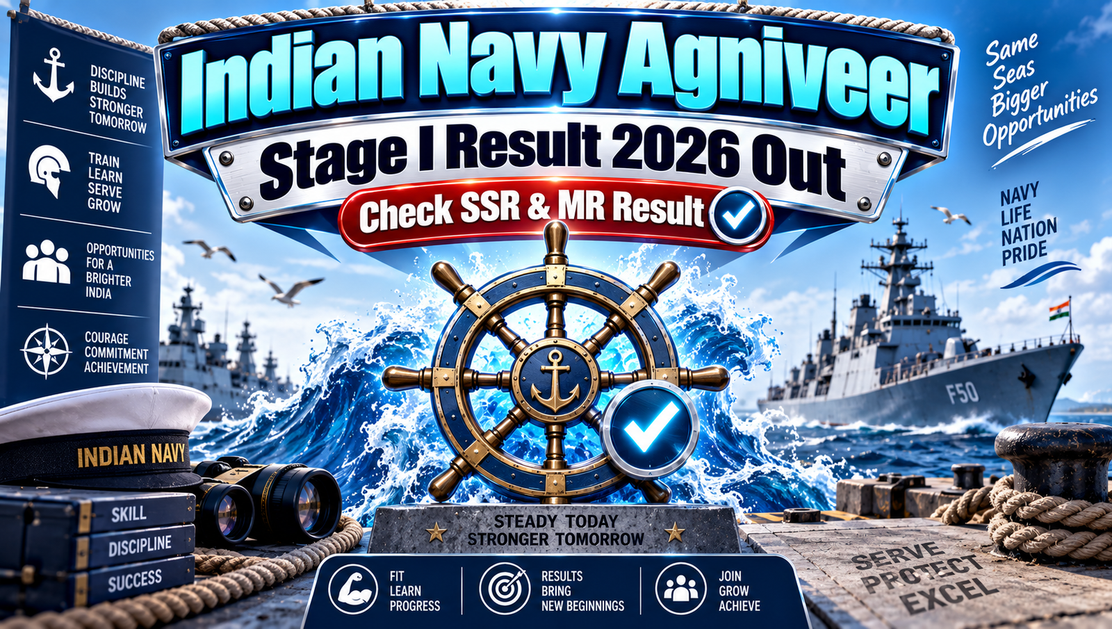 Indian Navy Agniveer Result 2026 - Stage I INET Result Out