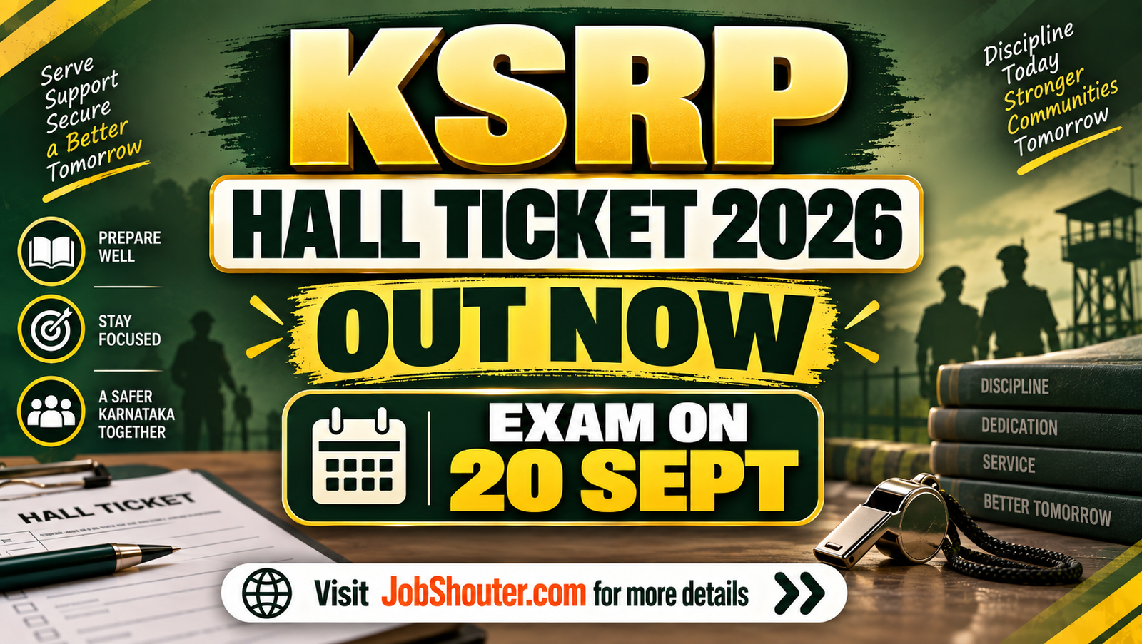 KEA KSRP Hall Ticket 2026 Out - Download Admit Card Here