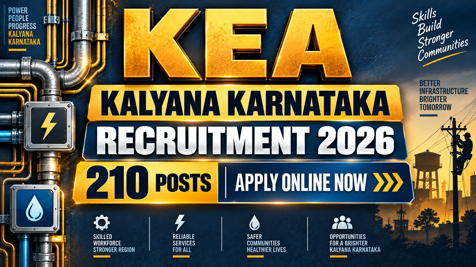 KEA Kalyana Karnataka Recruitment 2026 - Apply for 210 Posts