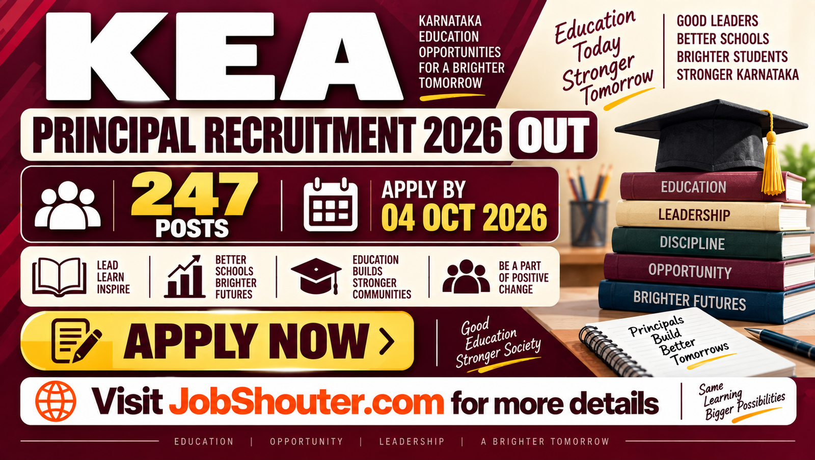 KEA Principal Recruitment 2026 Notification Out - Apply Online for 247 Posts