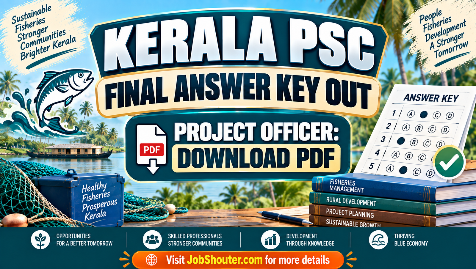 Kerala PSC Project Officer Final Answer Key 2026 - Download PDF