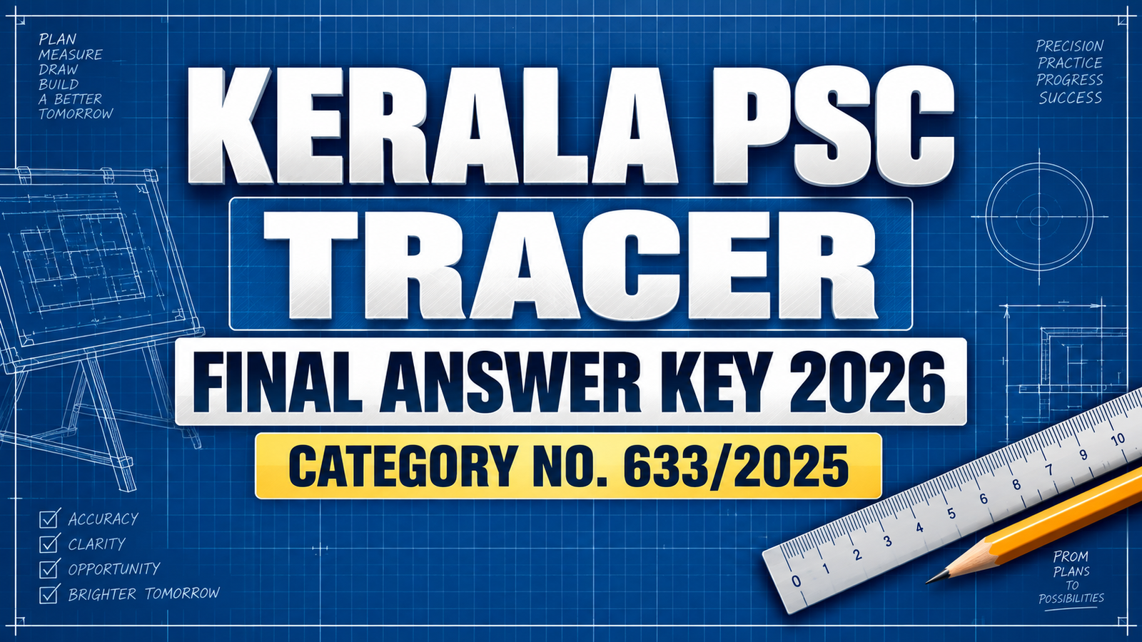 Kerala PSC Tracer Final Answer Key 2026 - Download PDF