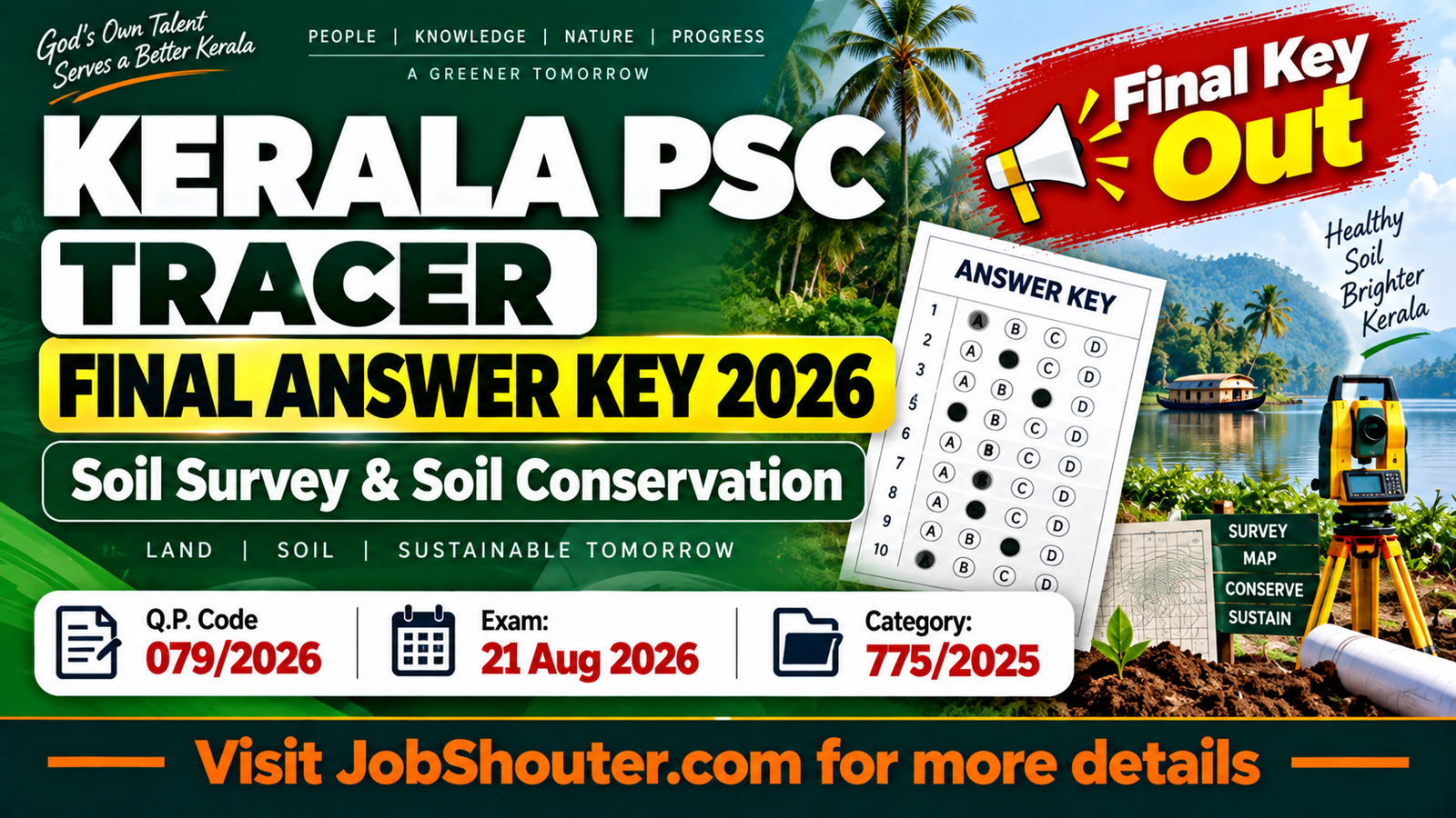 Kerala PSC Tracer Final Answer Key 2026 Out - Download PDF
