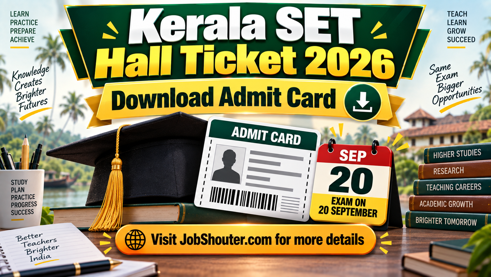 Kerala SET Hall Ticket 2026 Out - Download Admit Card Now