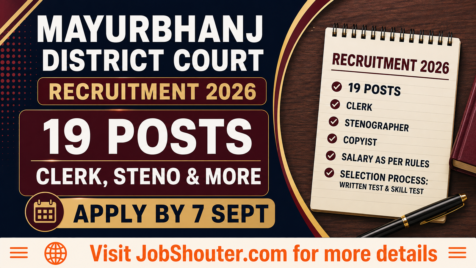 Mayurbhanj District Court Recruitment 2026