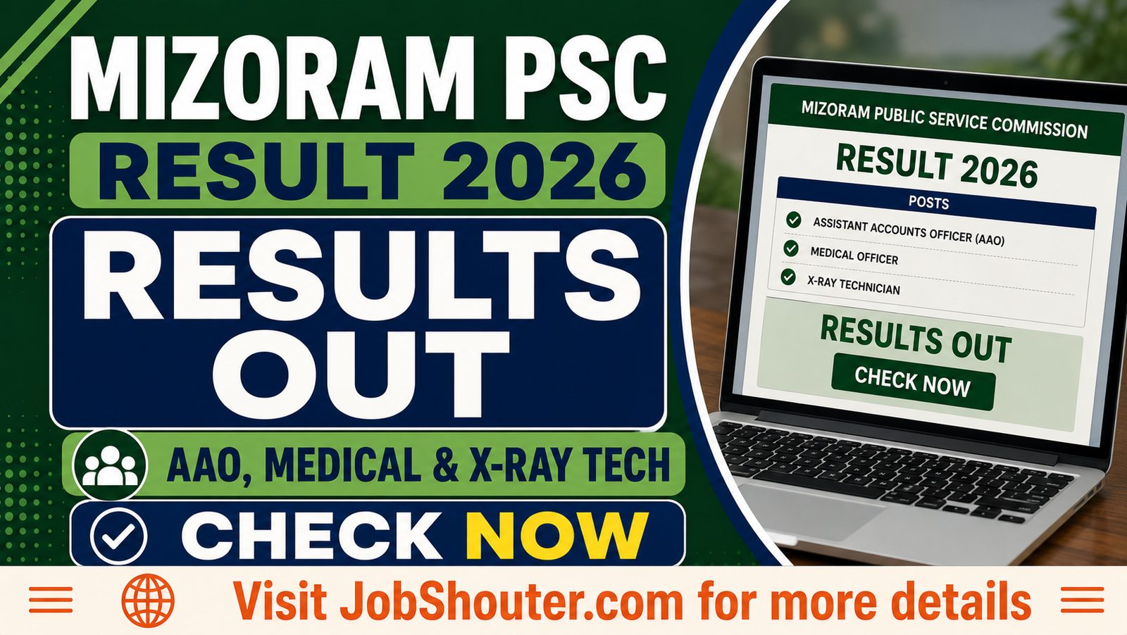 Mizoram PSC Result 2026