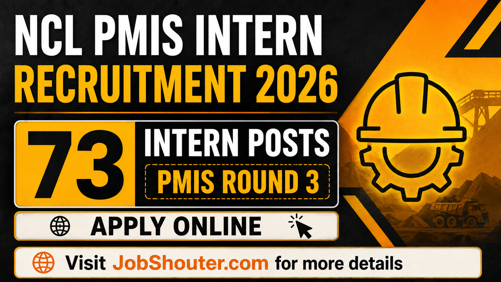 NCL PMIS Intern Recruitment 2026 - Apply Online for 73 Posts