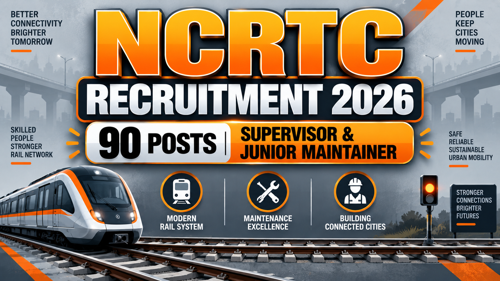 NCRTC Recruitment 2026 - Apply Online for 90 Posts