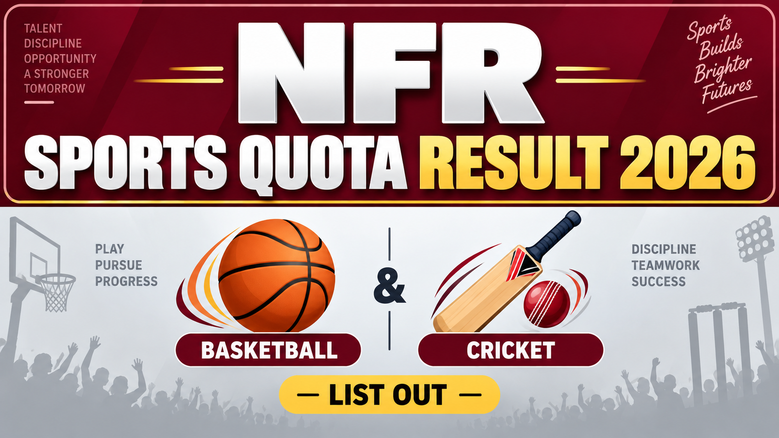 NFR Sports Quota Result 2026 - Check Now