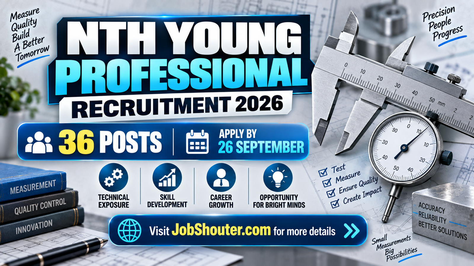 NTH Young Professional Recruitment 2026 - Apply for 36 Posts