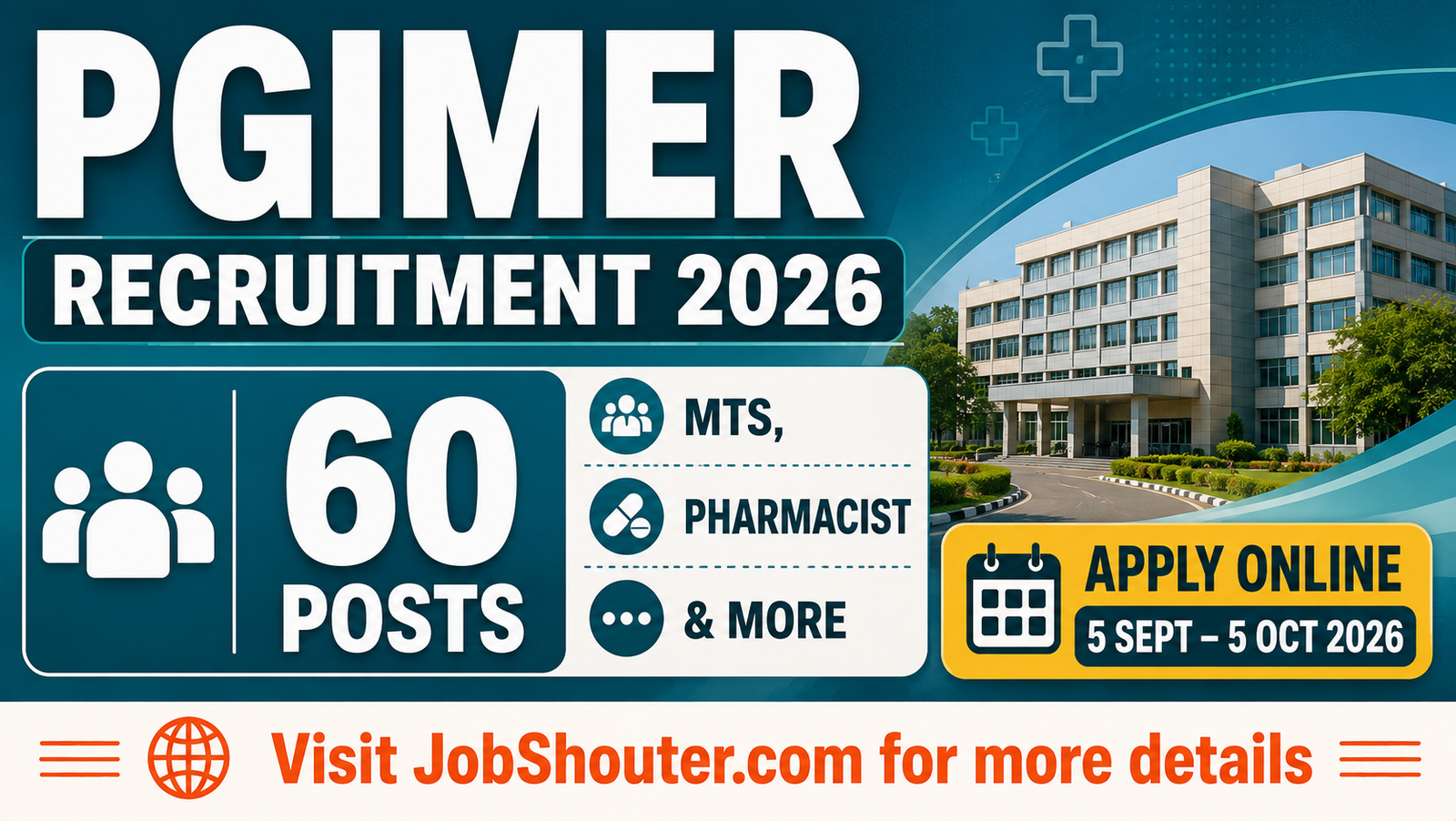 PGIMER Recruitment 2026 - Apply Online