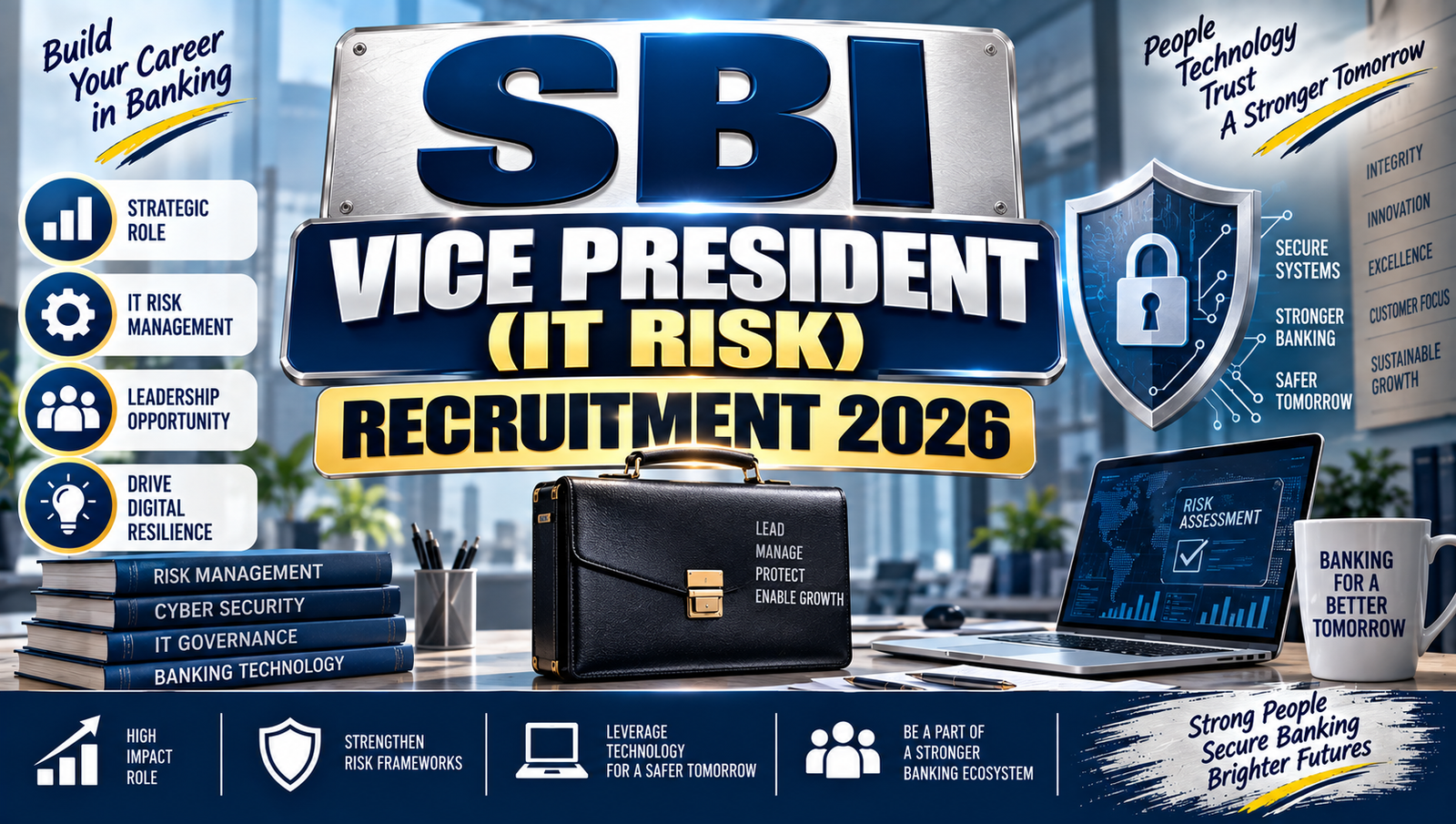 SBI Deputy and Assistant Vice President (IT Risk) Recruitment 2026