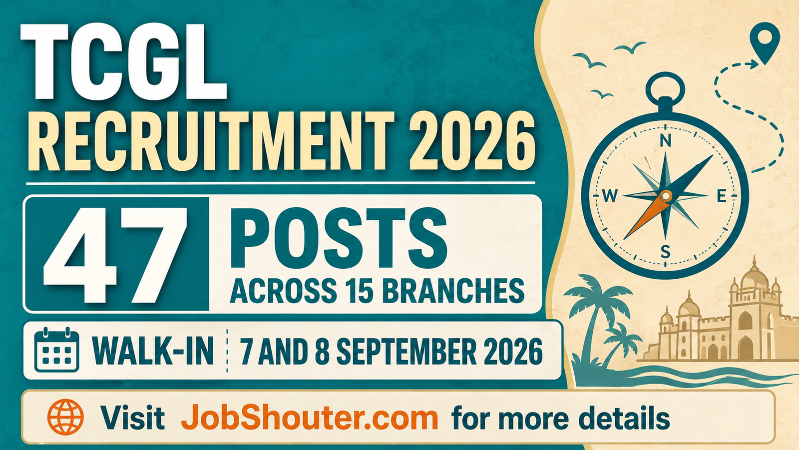 TCGL Recruitment 2026 47 Posts Walk-in Now