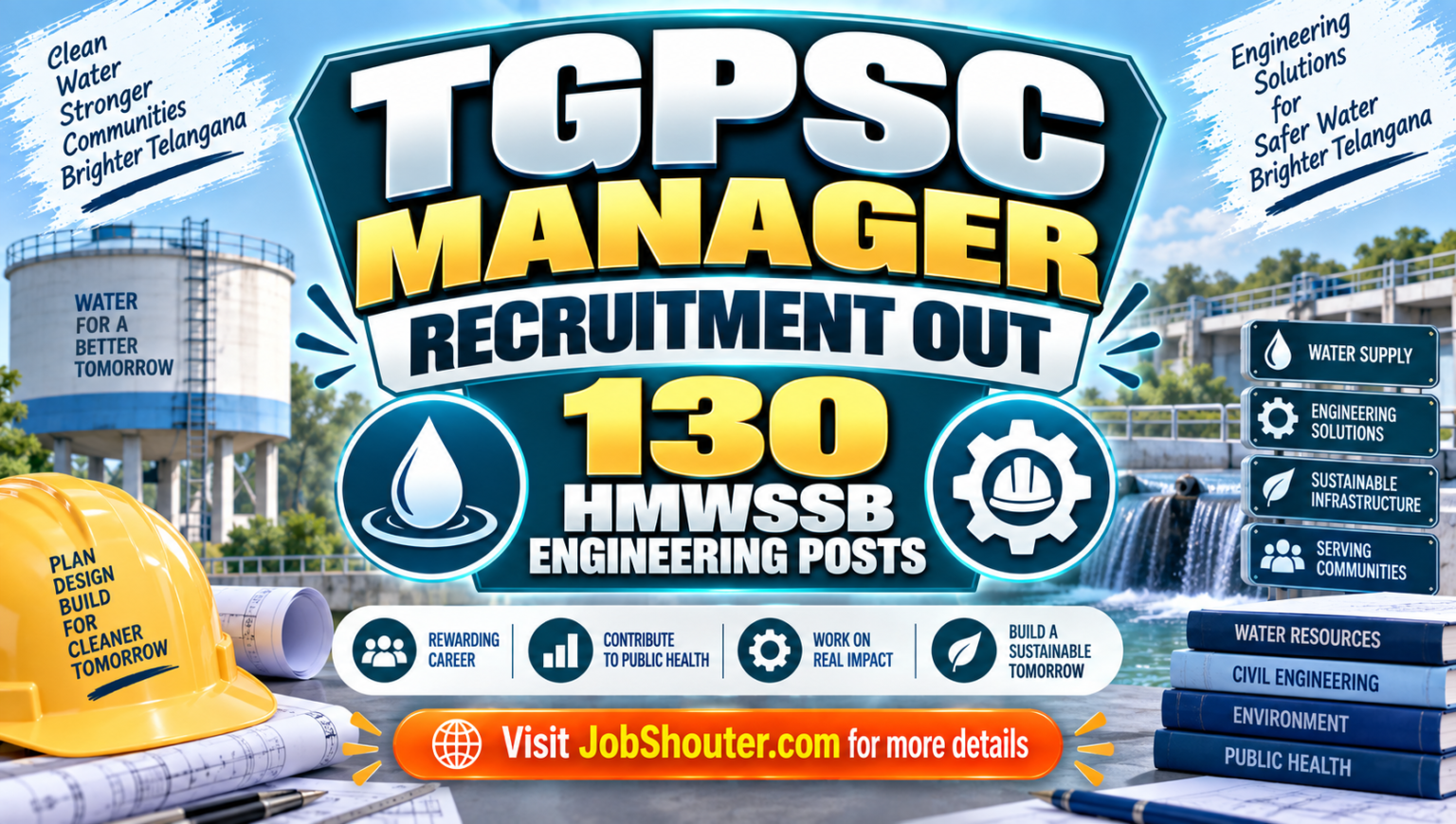 Engineering Services Examination Pattern TGPSC Manager Recruitment 2026 - Apply for 130 HMWSSB Posts